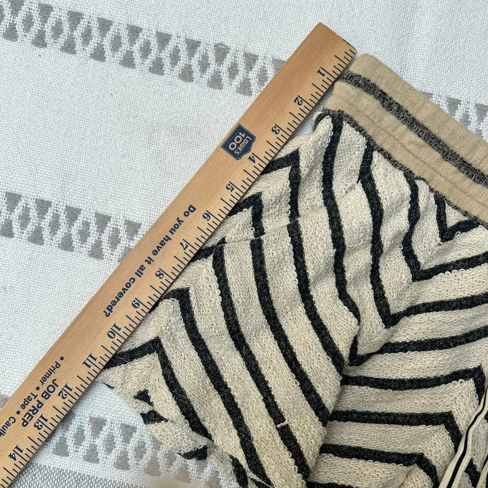 Anthropologie Saturday/Sunday Chevron Granola Girl Terry Cloth Lounge Shorts XS - Picture 4 of 7